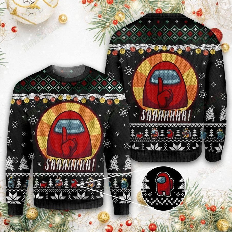 Among Us 9 Ugly Sweater Gifts, Among Us Gift Fan Ugly Sweater