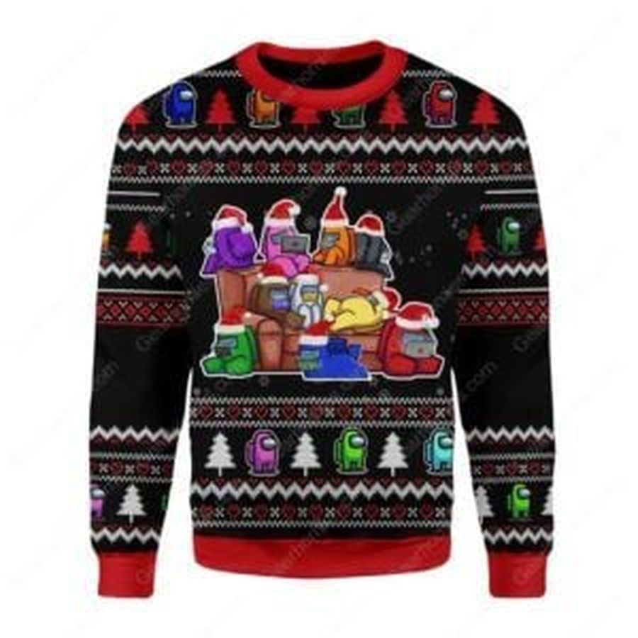 Among Us For Among Lovers Ugly Christmas Sweater, All Over Print Sweatshirt, Ugly Sweater, Christmas Sweaters, Hoodie, Sweater