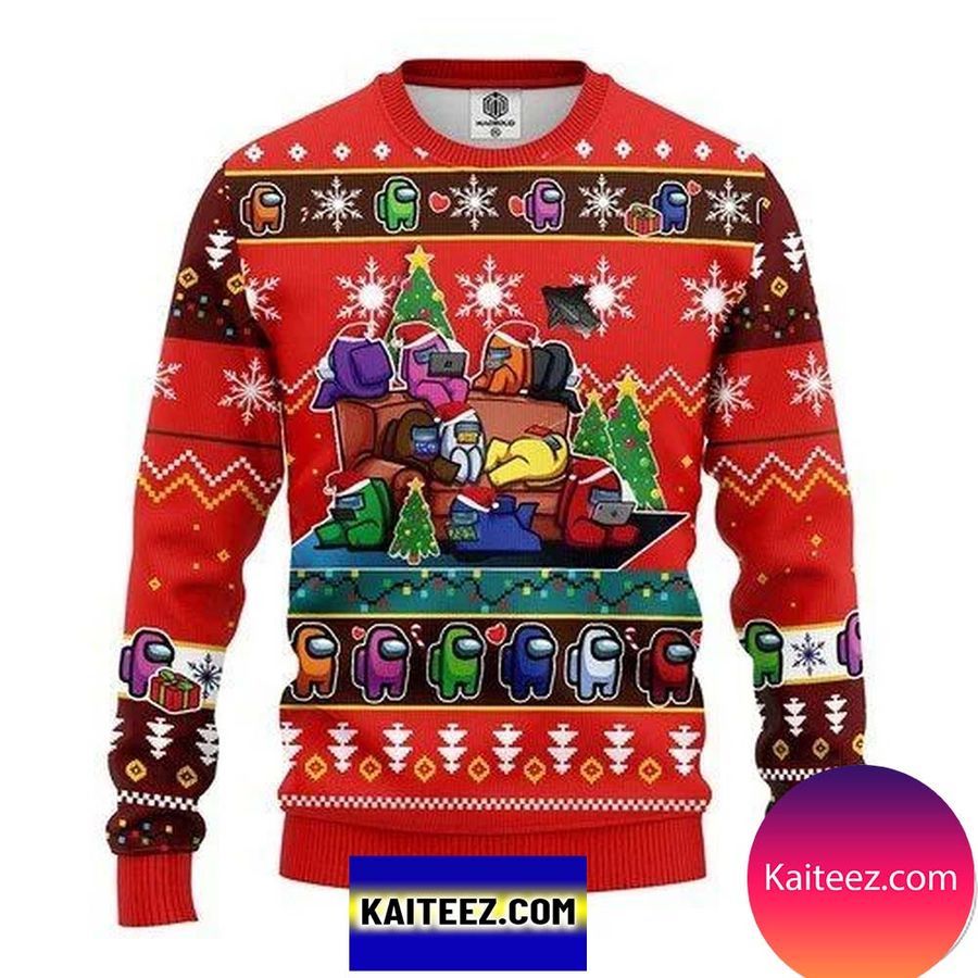 Among Us For Unisex Christmas Ugly Sweater