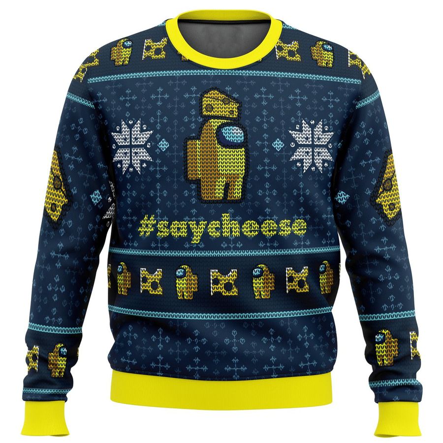 Among Us Say Cheese 7 Ugly Sweater Gifts, Among Us Gift Fan Ugly Sweater