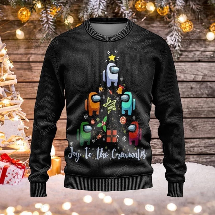 Among Us Ugly Christmas Sweater All Over Print Sweatshirt Ugly