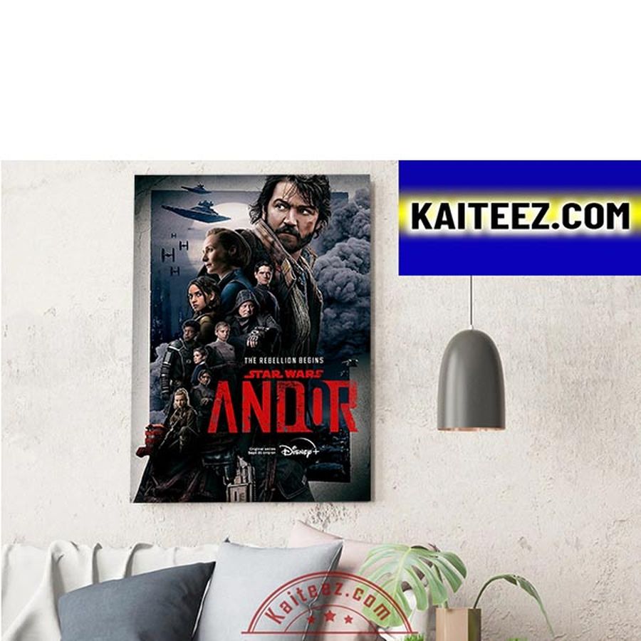 Andor The Rebellion Begins Original Series Star Wars New Poster ArtDecor Poster Canvas