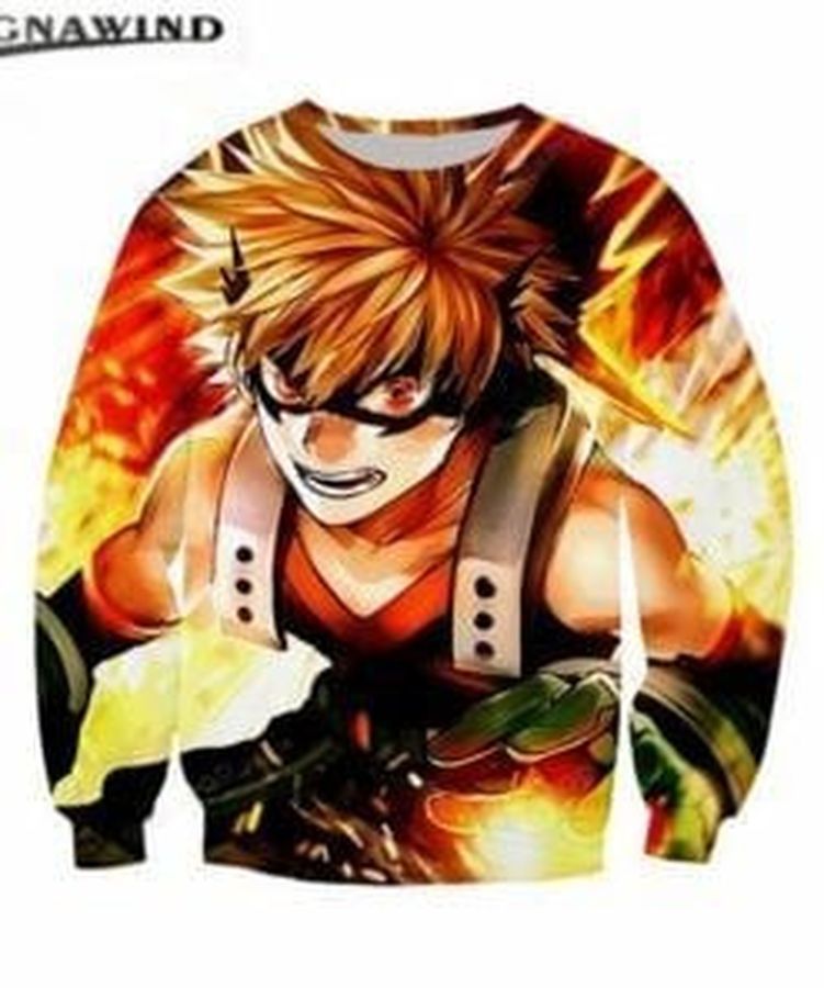 Anime My Hero Academy Ugly Christmas Sweater All Over Print