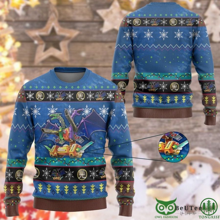 Anime YGO ABC Dragon Buster Custom Imitation Knitted Ugly Sweater