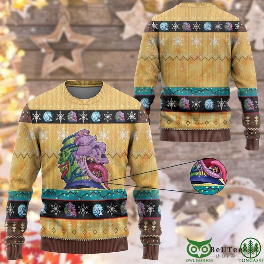 Anime YGO Pot Of Desires Custom Imitation Knitted Ugly Sweater