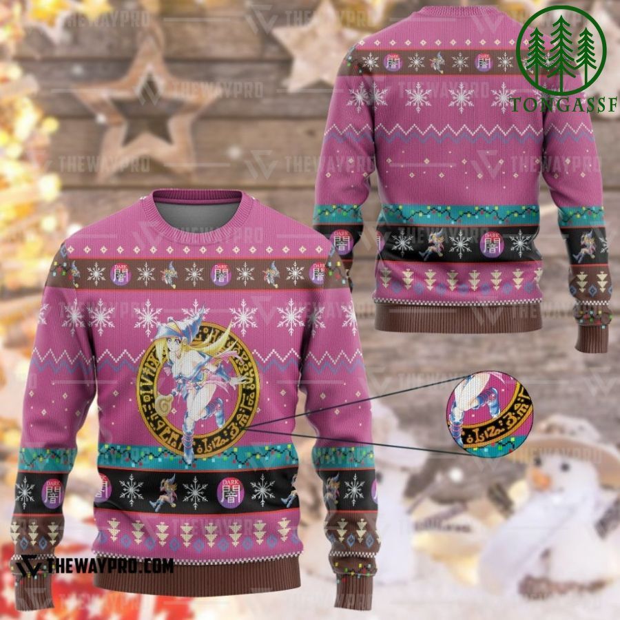 Anime YugiOh Dark Magician Girl Ugly Knitted Sweater