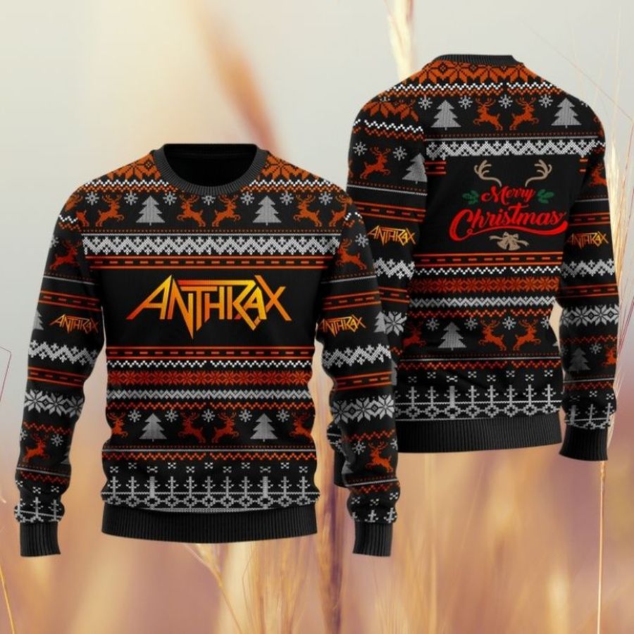 Anthrax Merry Christmas Sweatshirt Sweater Ugly Sweater