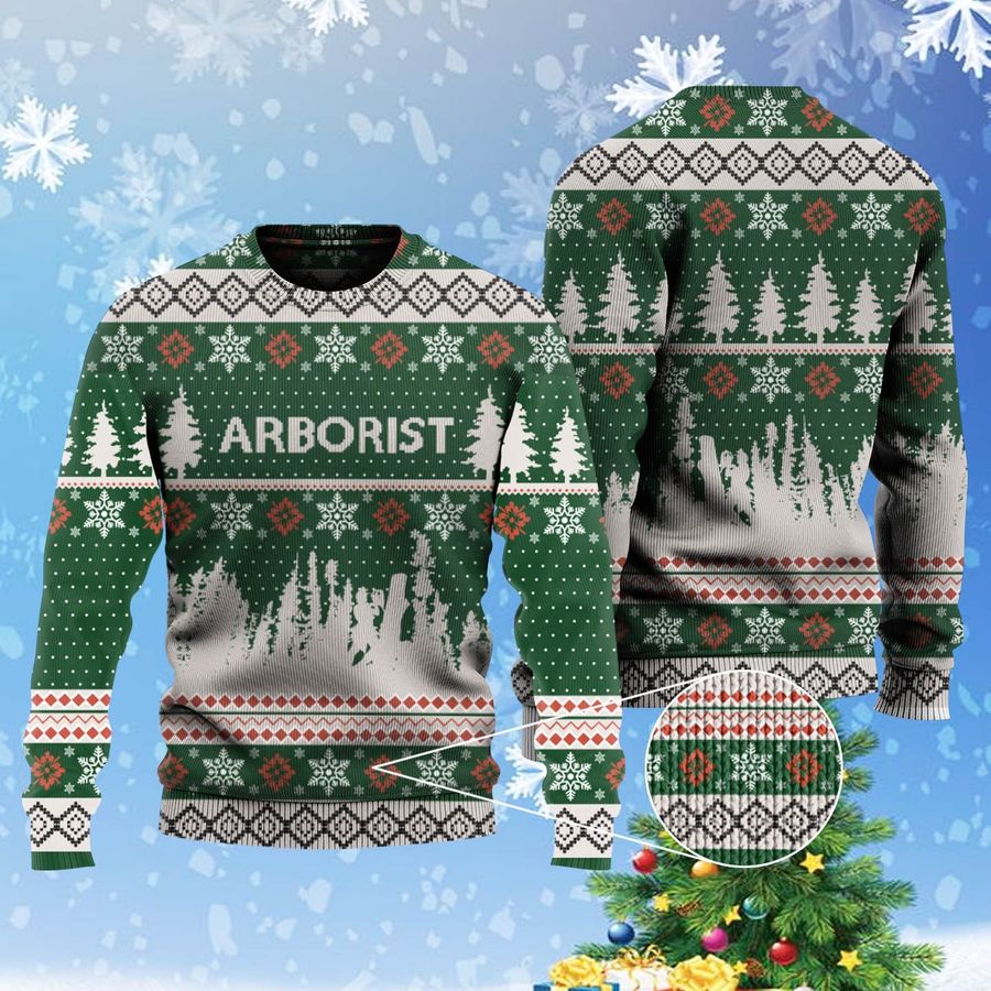 Arborist Christmas Ugly Sweater