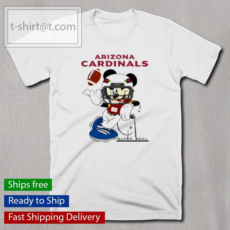Arizona Cardinals Mickey Mouse Super Bowl Football 2022 Shirt