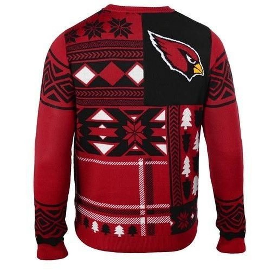 Arizona Cardinals Patches Ugly Christmas Sweater, Ugly Sweater, Christmas Sweaters, Hoodie, Sweater