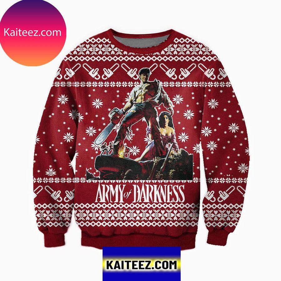 Army Of Darkness Christmas Ugly Sweater