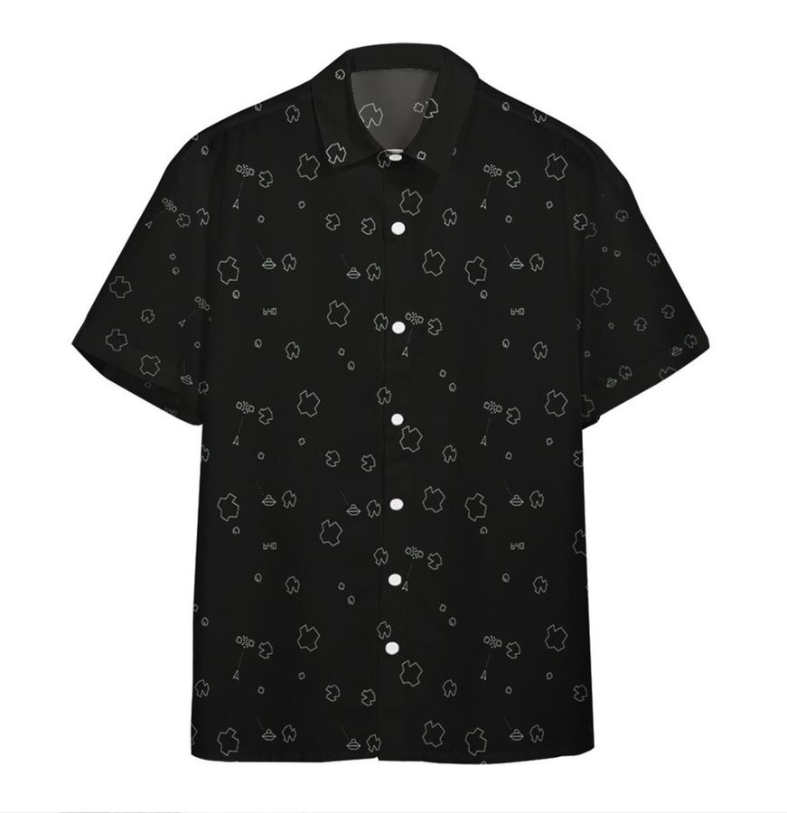 Asteroid Gameplay Hawaiian Shirt