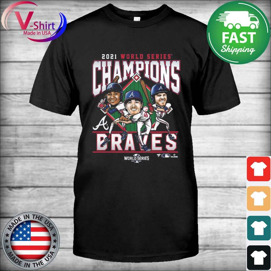 Atlanta Braves Fanatics Branded Heathered Charcoal 2021 World Series Champions Franchise T-Shirt