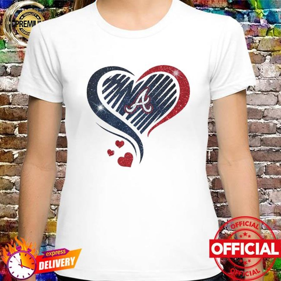 Atlanta Braves love heart 2021 shirt