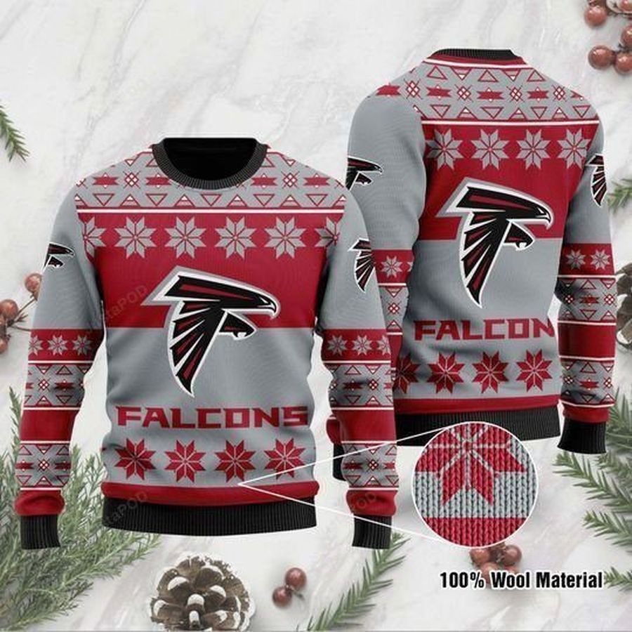 Atlanta Falcons Ugly Christmas Sweater All Over Print Sweatshirt Ugly
