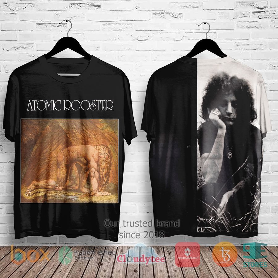 Atomic Rooster-Death Walks Behind You Album Black 3D Shirt – LIMITED EDITION