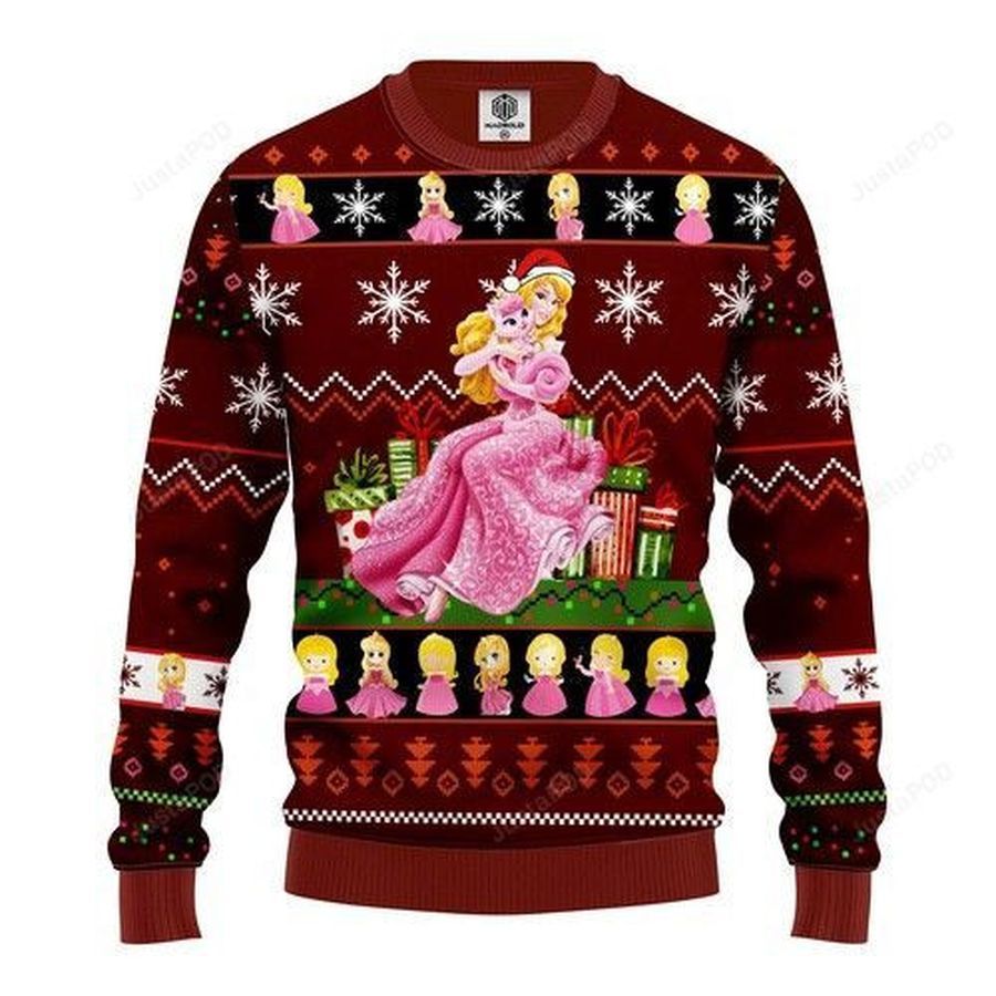 Aurora Ugly Christmas Sweater All Over Print Sweatshirt Ugly Sweater