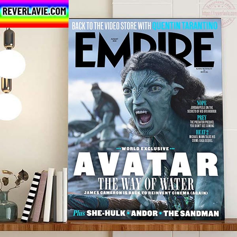 Avatar The Way of Water EMPIRE Magazines Cover Home Decor Poster Canvas
