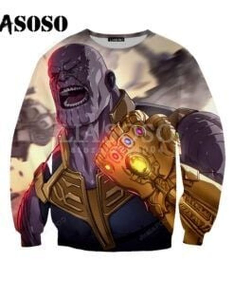 Avengers Infinity War Thanos Ugly Christmas Sweater, All Over Print Sweatshirt, Ugly Sweater, Christmas Sweaters, Hoodie, Sweater