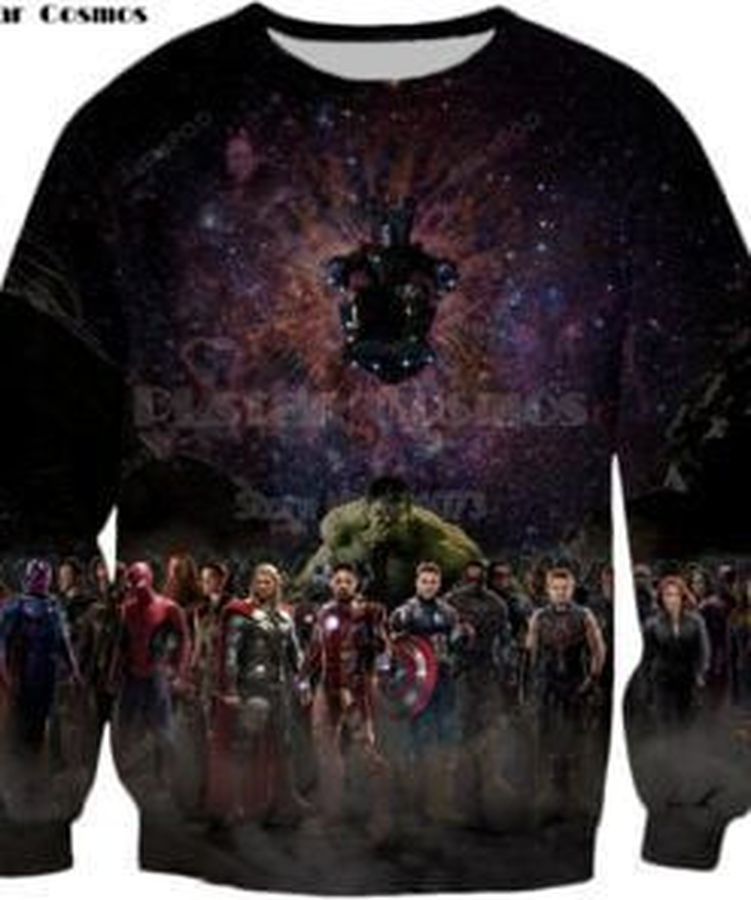 Avengers Ugly Christmas Sweater All Over Print Sweatshirt Ugly Sweater