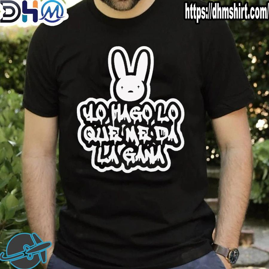 Awesome bad bunny yhlqmdlg logo shirt