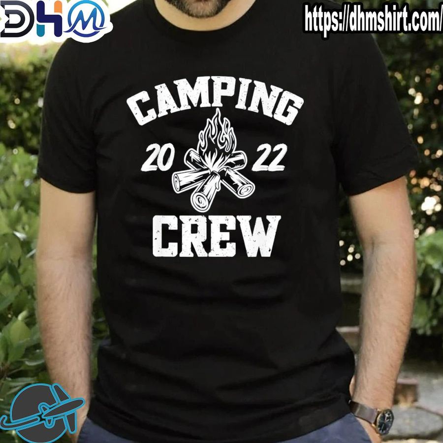 Awesome camper road trip family matching group camping crew 2022 shirt