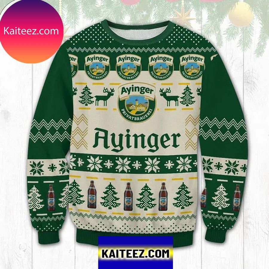 Ayinger Brewery 3D Christmas Ugly Sweater