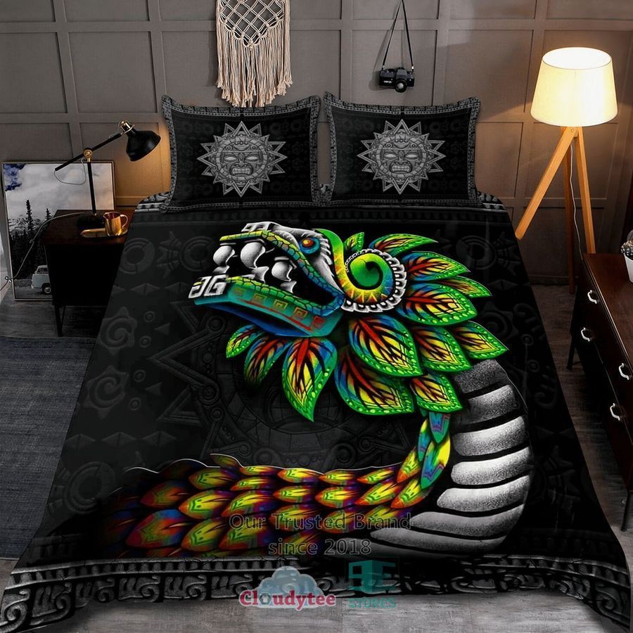 Aztec Quetzalcoatl Bedding Set – LIMITED EDITION