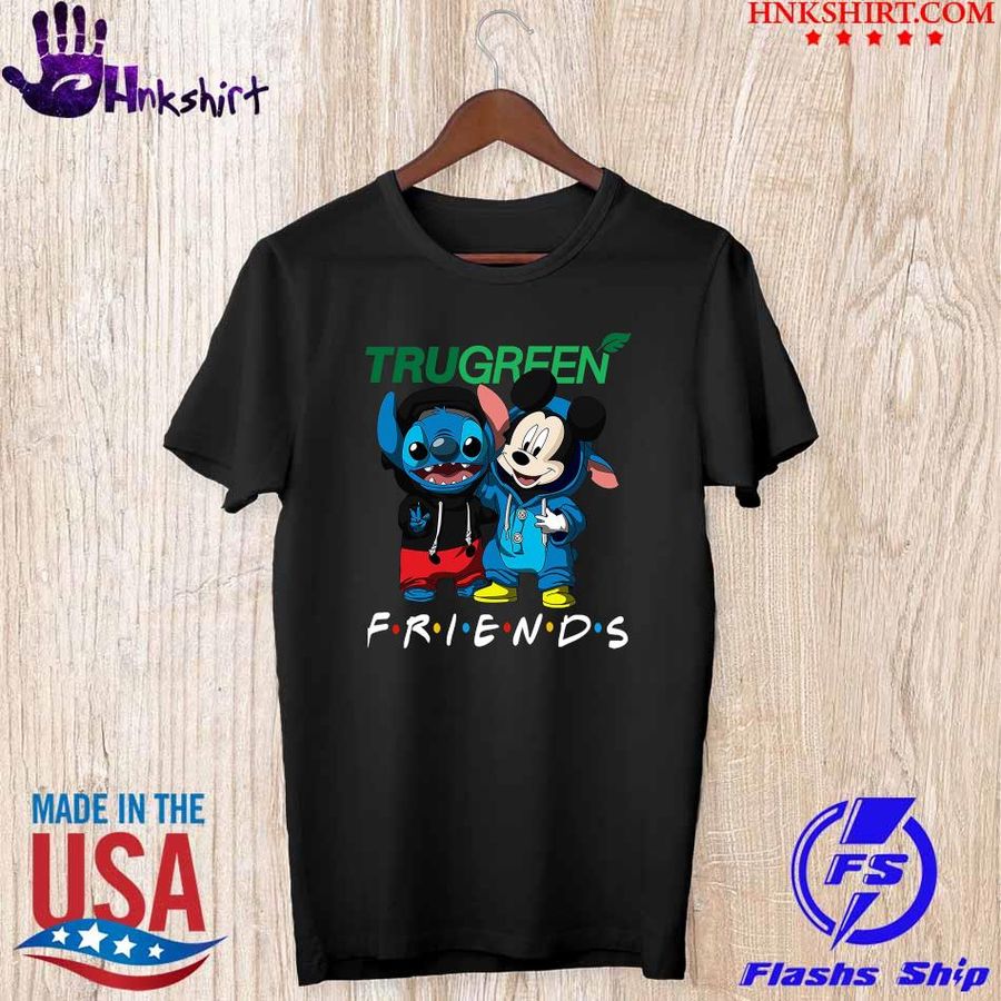 Baby Stitch and Mickey Mouse Trugreen Friends shirt
