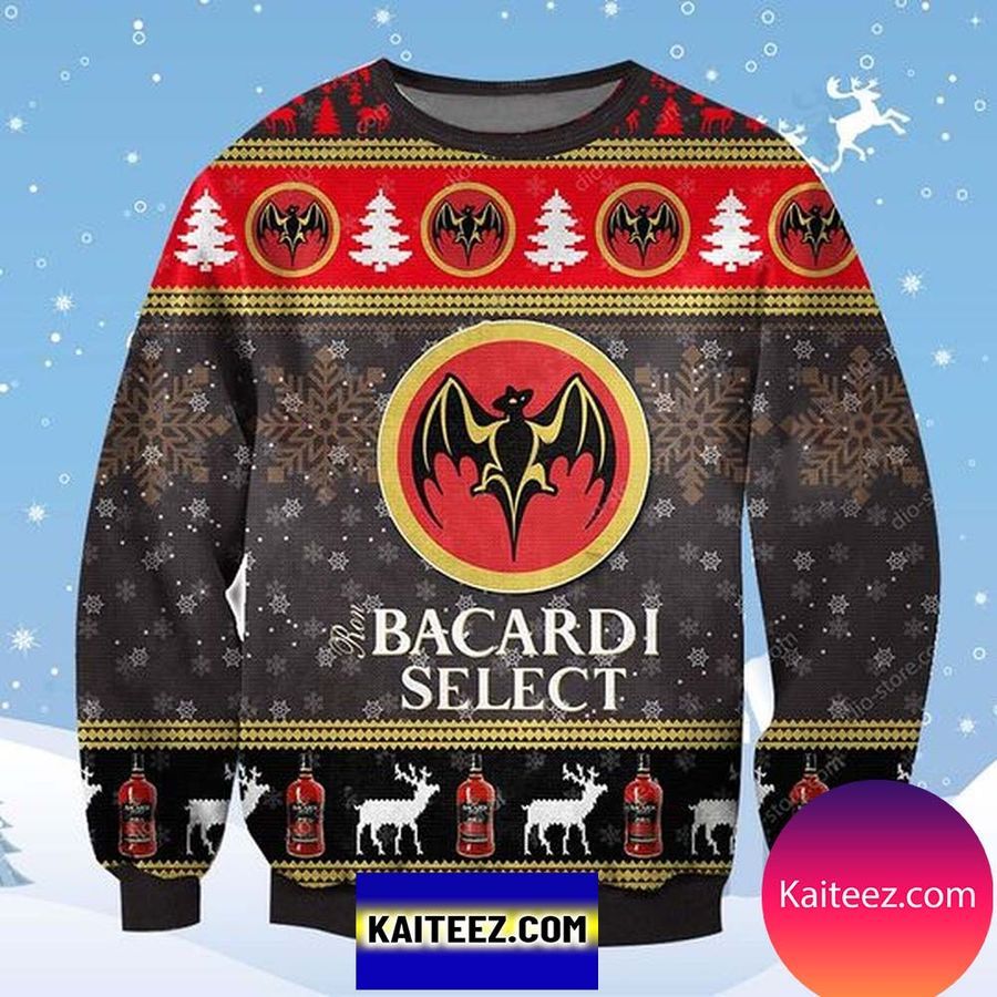 Bacardi Select 3D Christmas Ugly Sweater