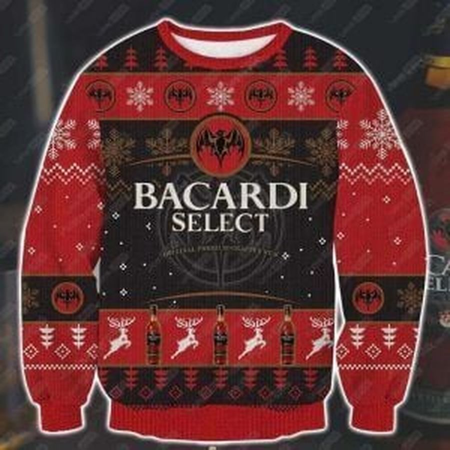 Bacardi Select Ugly Christmas Sweater, All Over Print Sweatshirt, Ugly Sweater, Christmas Sweaters, Hoodie, Sweater