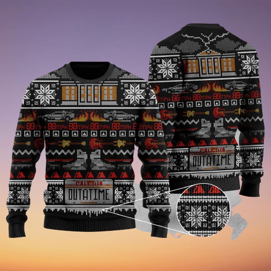 Back to the future Dutatime Ugly Sweater Ugly Sweater Christmas