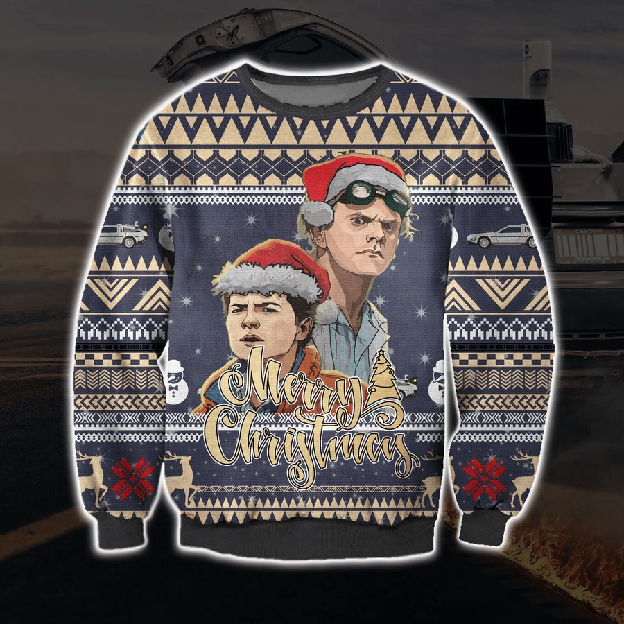 Back To The Future Ugly Christmas Sweater - 197