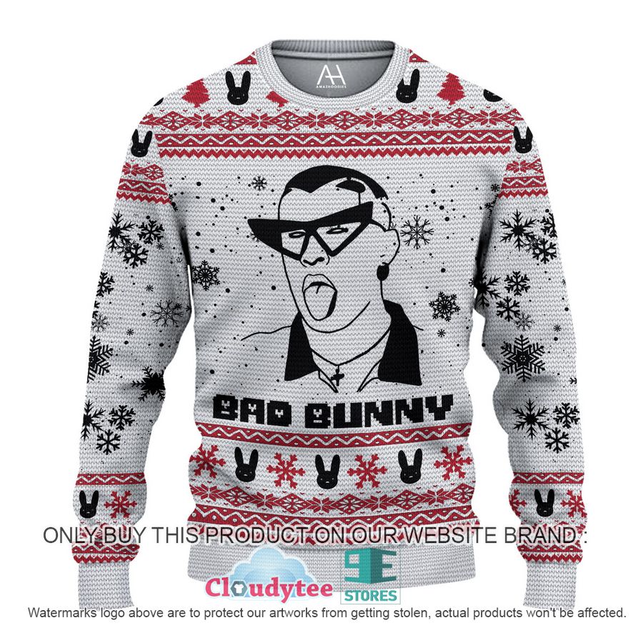 Bad Bunny Christmas All Over Printed Shirt, hoodie – LIMITED EDITION