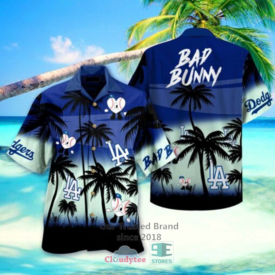 Bad Bunny Los Angeles Dodgers Hawaiian Shirt – LIMITED EDTION