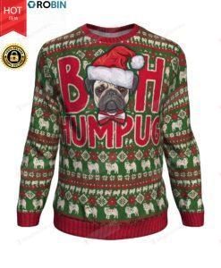 Bah Humpug For Pug Lover  Ugly Christmas Sweater, All Over Print Sweatshirt