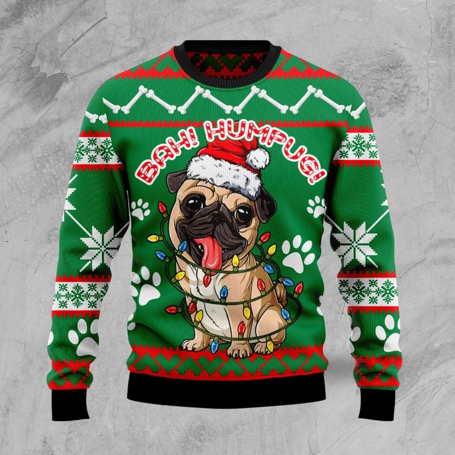 Bah Humpug TY309 Ugly Christmas Sweater