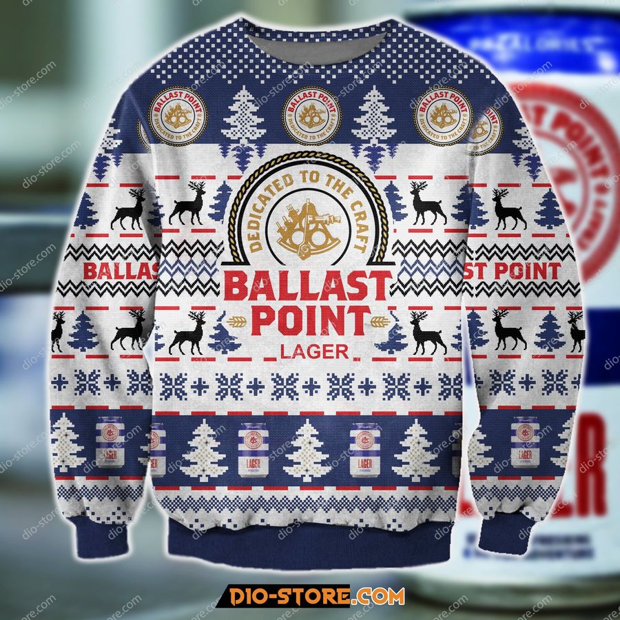 Ballast Point Beer Knitting Pattern 3D Print Ugly Sweatshirt 1 Hoodie All Over Printed Cint10383, All Over Print, 3D Tshirt, Hoodie, Sweatshirt