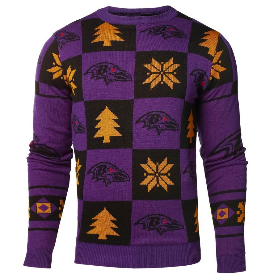 Baltimore Raven Forever Ugly Christmas Sweater All Over Print Sweatshirt