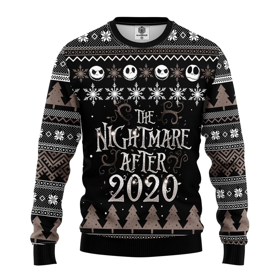 B&W Nightmare Before021 Ugly Sweater