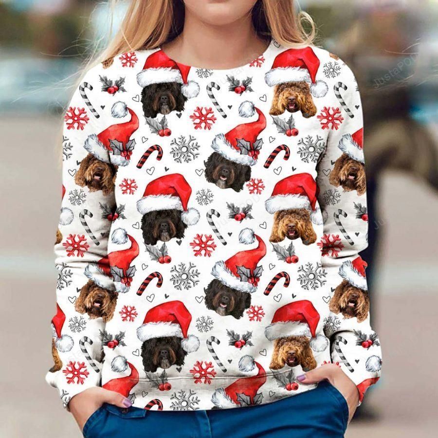 Barbet Dog Christmas Ugly Sweater, Ugly Sweater, Christmas Sweaters, Hoodie, Sweater