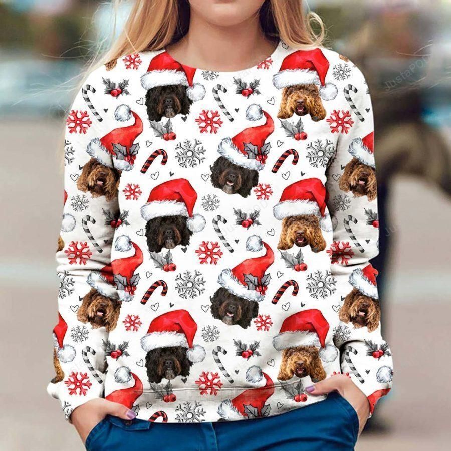 Barbet Dog Christmas Ugly Sweater Ugly Sweater Christmas Sweaters Hoodie