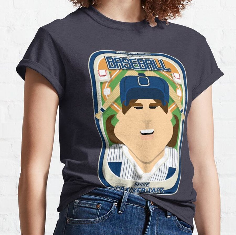 Baseball Blue Pinstripes - Deuce Crackerjack - June version Classic T-Shirt