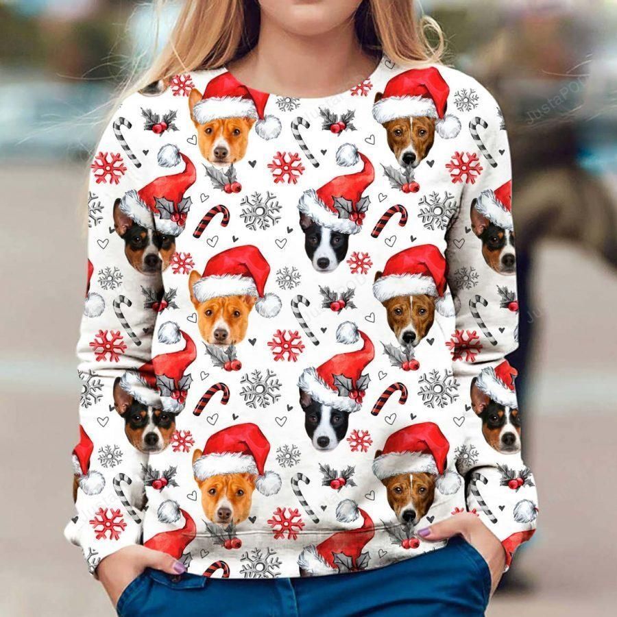 Basenji Dog Christmas Ugly Sweater, Ugly Sweater, Christmas Sweaters, Hoodie, Sweater