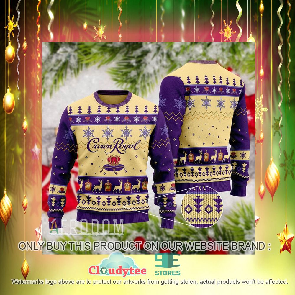 Basic Crown Royal Ugly Christmas Sweater – LIMITED EDITION