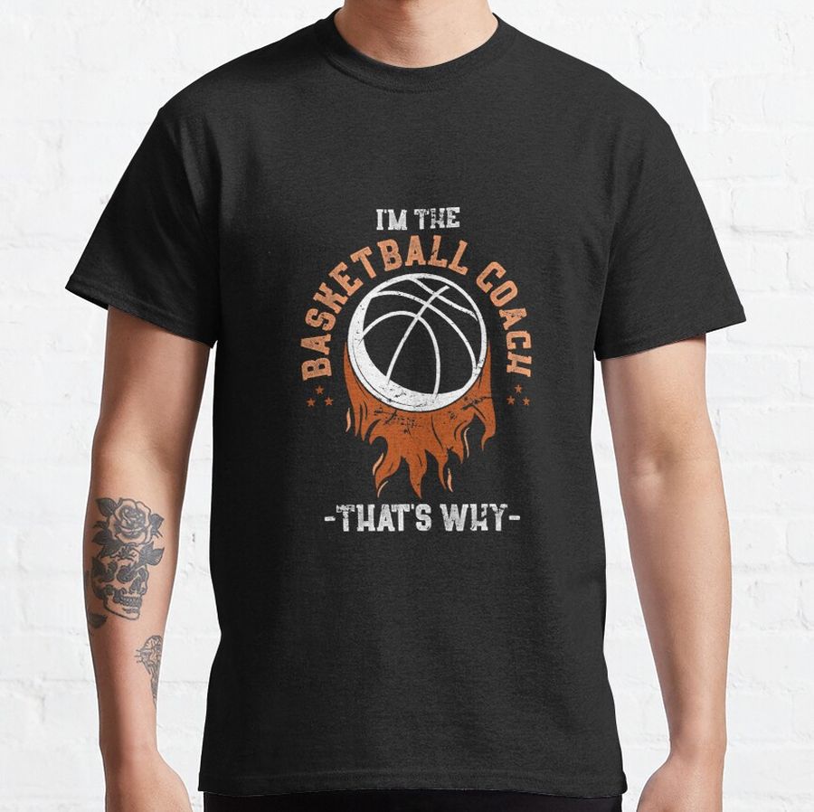 Basketball Trainer Sports Coach Classic T-Shirt