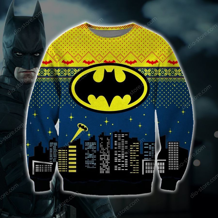 Batman 3D Print Ugly Christmas Sweater Hoodie All Over Printed Cint10673, All Over Print, 3D Tshirt, Hoodie, Sweatshirt, Long Sleeve, AOP shirt