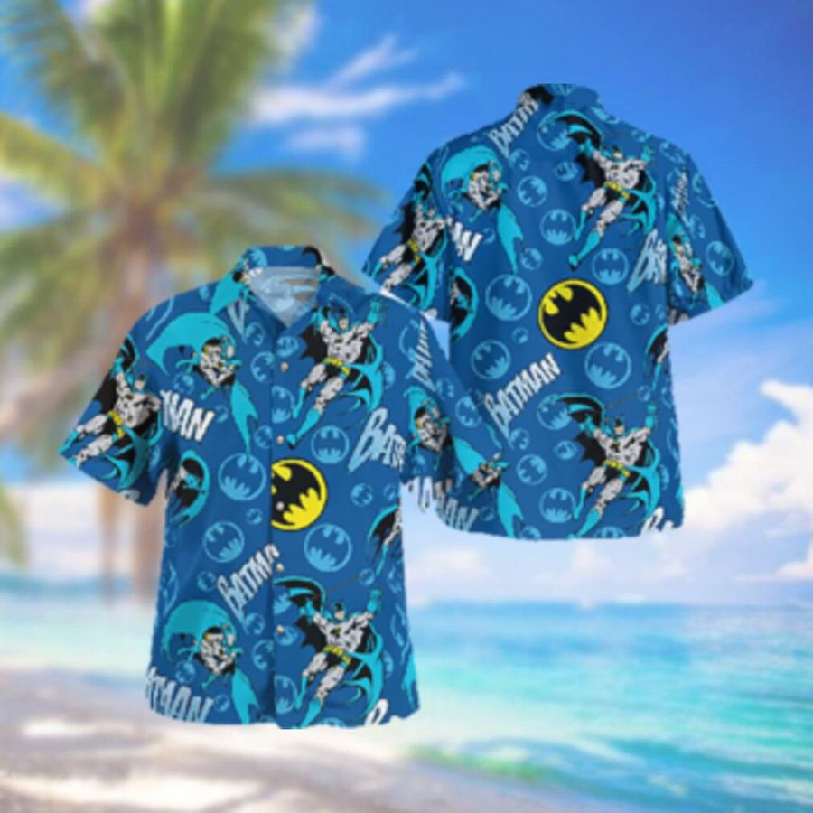 Batman Classic Pattern Hawaiian Shirt Beach Hawaiian Shirt