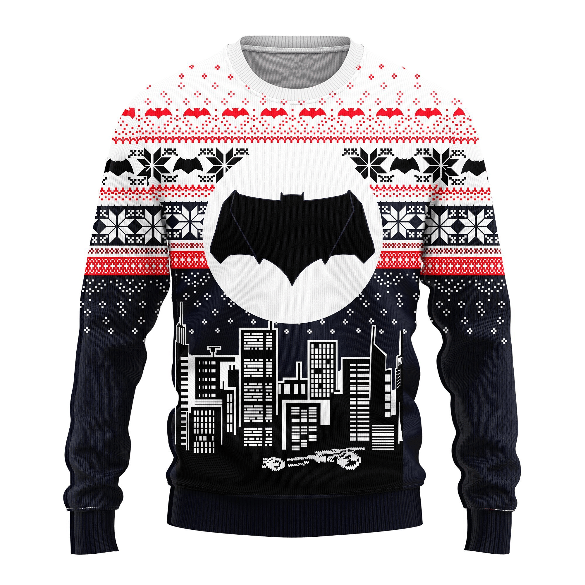 Batman DC 4 Ugly Sweater Gifts, Batman DC Gift Fan Ugly Sweater.png