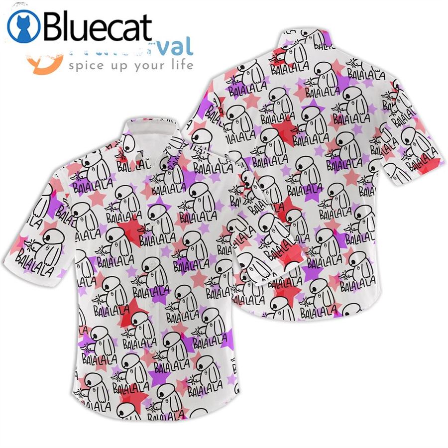 Baymax Balala Big Hero 6 Disney Hawaii Shirt